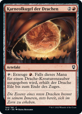 Karneolkugel der Drachen