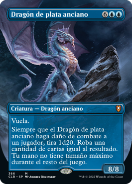 Dragón de plata anciano