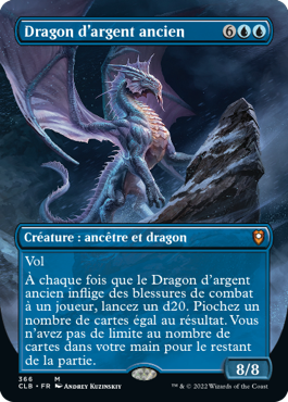 Dragon d'argent ancien