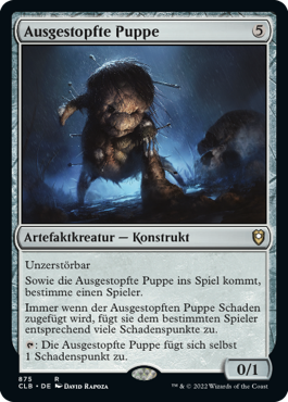 Ausgestopfte Puppe