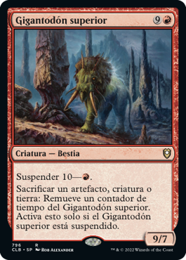 Gigantodón superior