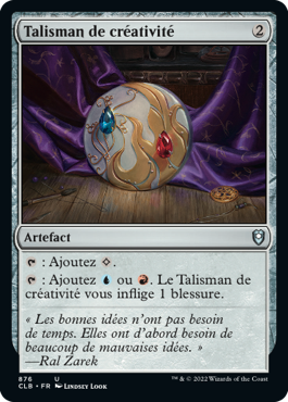 Talisman de créativité