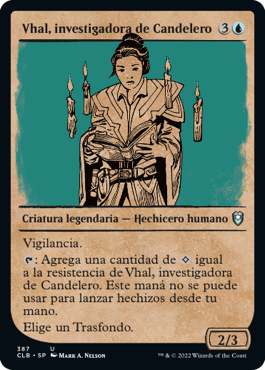 Vhal, investigadora de Candelero