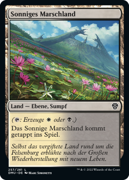 Sonniges Marschland