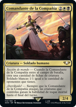 Comandante de la Compañía