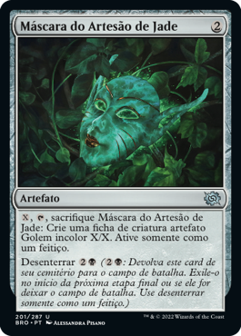 Máscara do Artesão de Jade