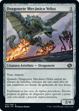 Dragonete Mecânico Veloz