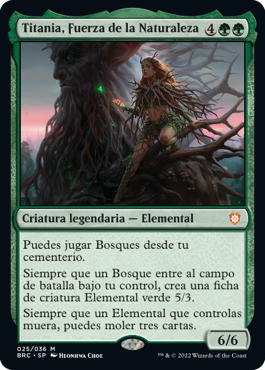 Titania, Fuerza de la Naturaleza