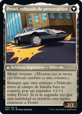 Prowl, vehículo de persecución