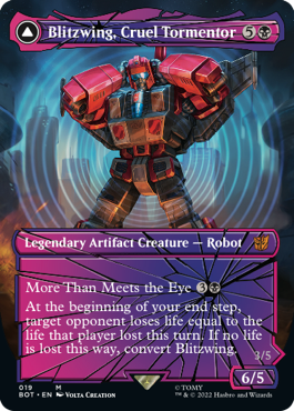 Blitzwing, Cruel Tormentor (The Brothers' War Transformers Cards 