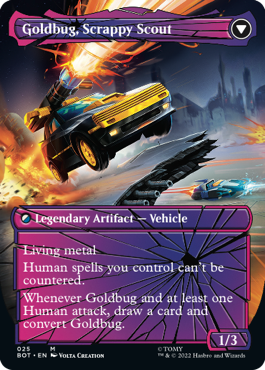 Goldbug, Scrappy Scout (The Brothers' War Transformers Cards