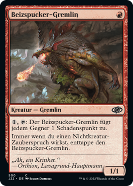 Beizspucker-Gremlin