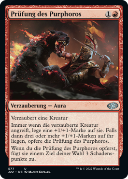 Prüfung des Purphoros