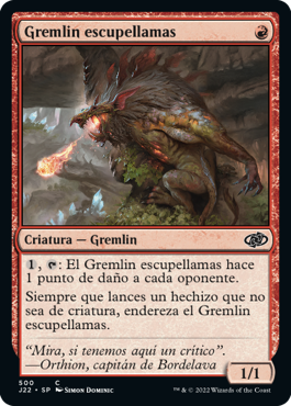 Gremlin escupellamas