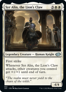 Syr Alin, the Lion's Claw