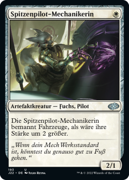 Spitzenpilot-Mechanikerin