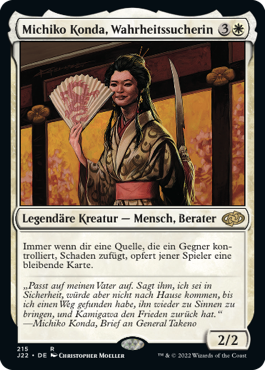 Michiko Konda, Wahrheitssucherin