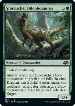 Störrischer Dilophosaurus