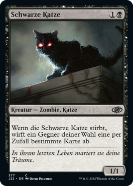 Schwarze Katze