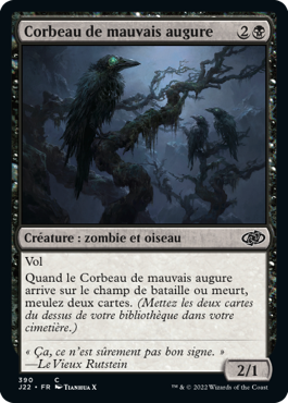 Corbeau de mauvais augure