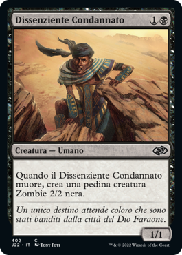 Dissenziente Condannato