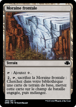 Moraine frontale