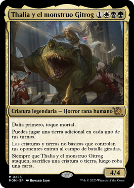 Thalia y el monstruo Gitrog