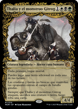 Thalia y el monstruo Gitrog