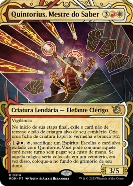 Quintorius, Mestre do Saber