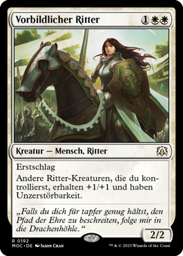 Vorbildlicher Ritter