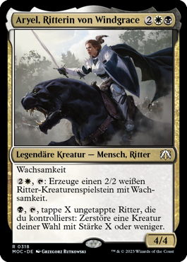 Aryel, Ritterin von Windgrace