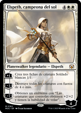 Elspeth, campeona del sol