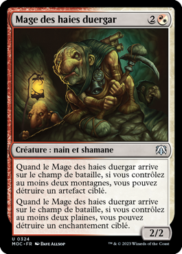 Mage des haies duergar