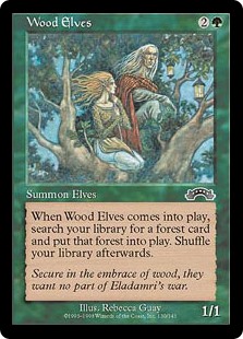 Wood Elves (Exodus) - Gatherer - Magic: The Gathering