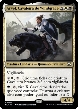 Aryel, Cavaleira de Windgrace