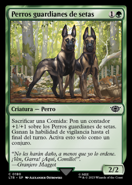 Perros guardianes de setas