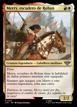 Merry, escudero de Rohan