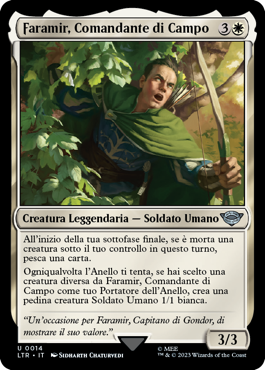 Faramir, Comandante di Campo