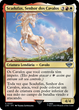 Scadufax, Senhor dos Cavalos