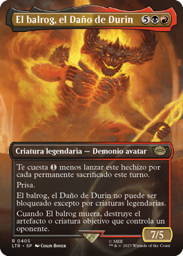 El balrog, el Daño de Durin