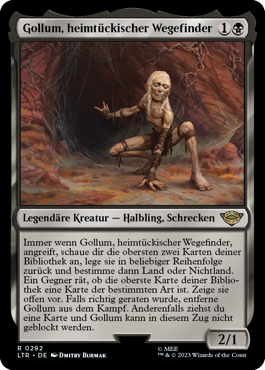 Gollum, heimtückischer Wegefinder