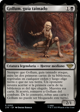 Gollum, guía taimado