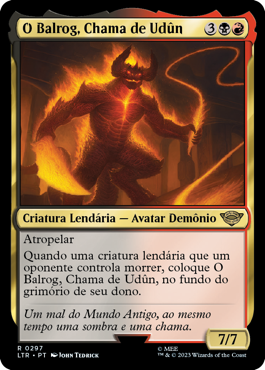 O Balrog, Chama de Udûn