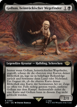 Gollum, heimtückischer Wegefinder