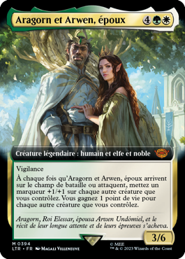 Aragorn et Arwen, époux