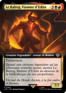 Le Balrog, flamme d'Udûn