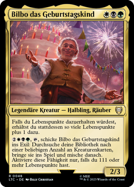 Bilbo das Geburtstagskind