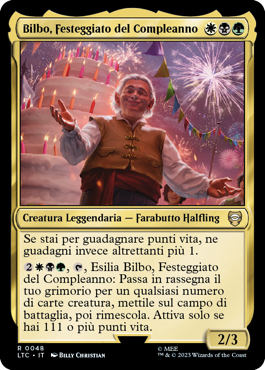 Bilbo, Festeggiato del Compleanno