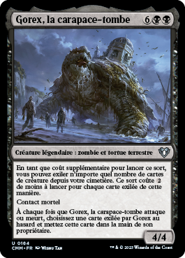 Gorex, la carapace-tombe