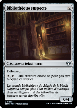 Bibliothèque suspecte